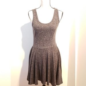 Sleeveless Express Patterened Skater Dress